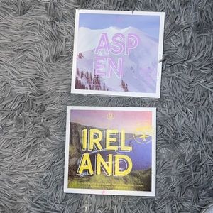 ASPEN HIGHLIGHTER PALETTE & IRELAND HIGHLIGHTER PALETTE BY BH COSMETICS